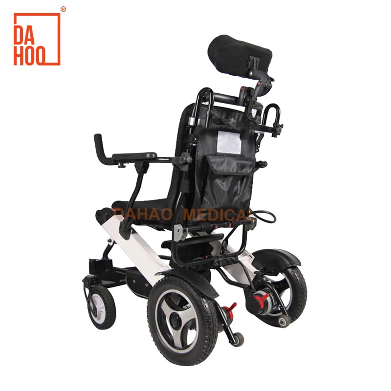High-Strength Lightweight Folding Electric Wheelchair with Brush Motor