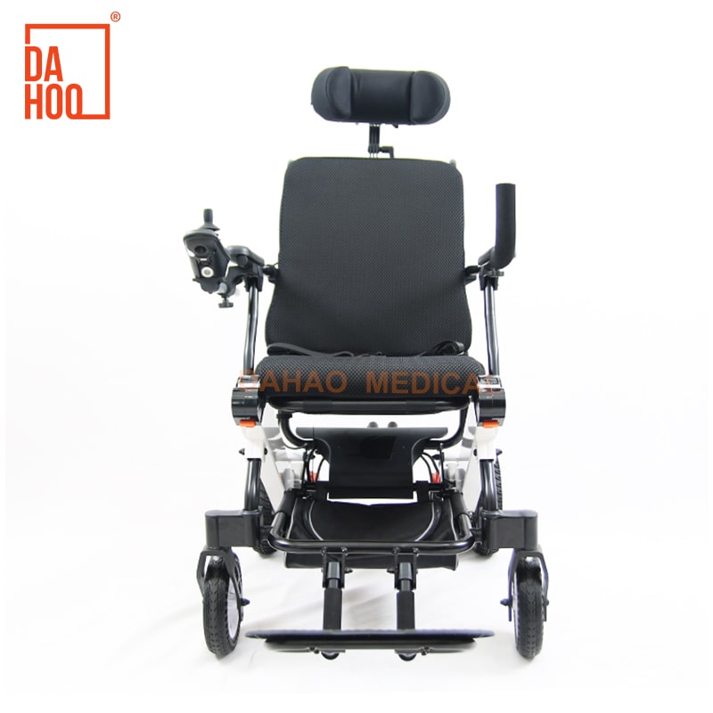 High-Strength Lightweight Folding Electric Wheelchair with Brush Motor