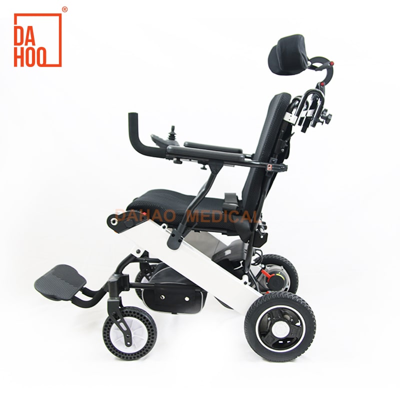 High-Strength Lightweight Folding Electric Wheelchair with Brush Motor