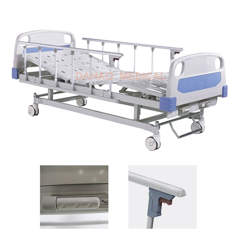 Economical Two Cranks Manual Medical Bed