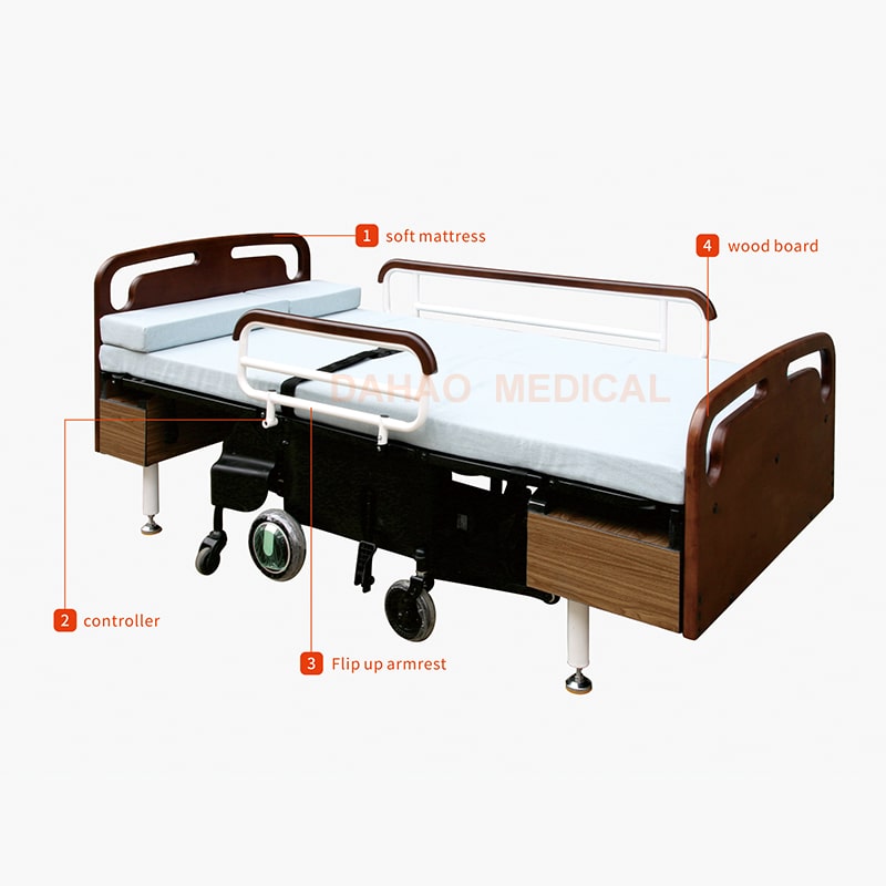 Separable Home Care Bed with electric wheelchair