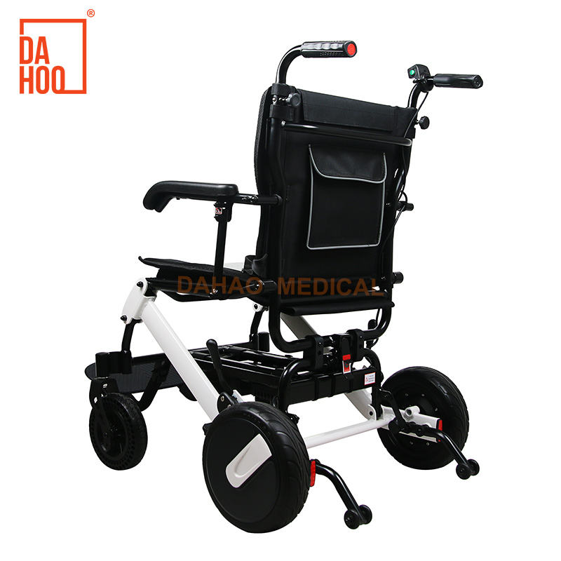 Portable Aluminum Folding Electric Wheelchair with Powerful Performance