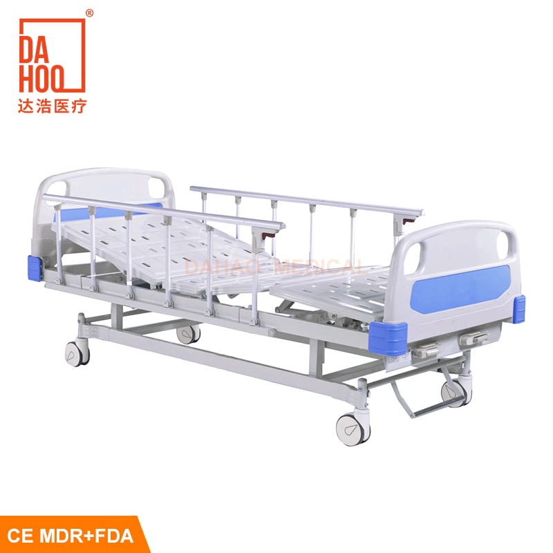 Economical Two Cranks Manual Medical Bed