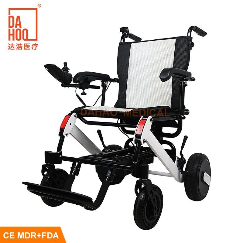 Portable Aluminum Folding Electric Wheelchair with Powerful Performance