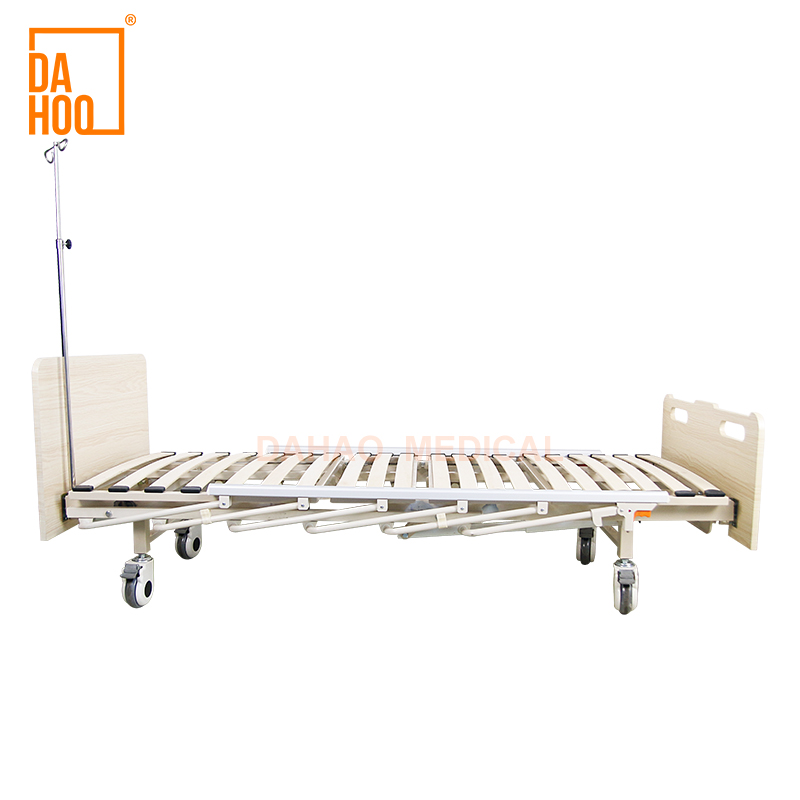 Two Cranks Manual Medical Home Care Bed