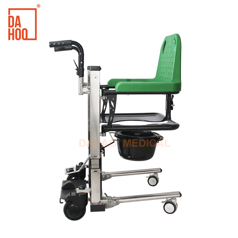 Stainless Steel Hydraulic Transfer Chair for Elderly