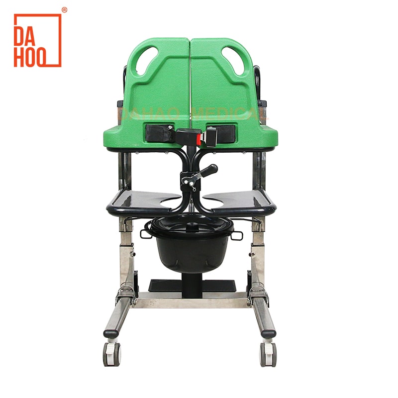 Stainless Steel Hydraulic Transfer Chair for Elderly