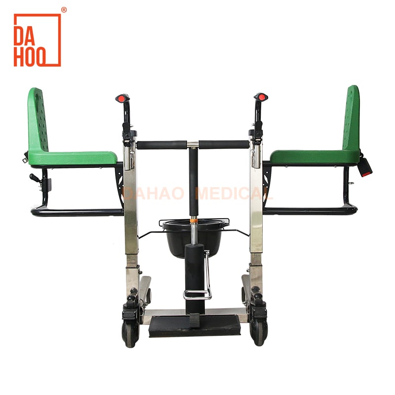 Stainless Steel Hydraulic Transfer Chair for Elderly