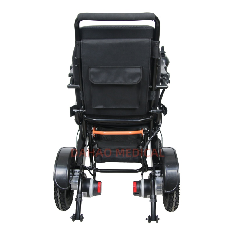 High-strength aluminum alloy foldable electric wheelchair