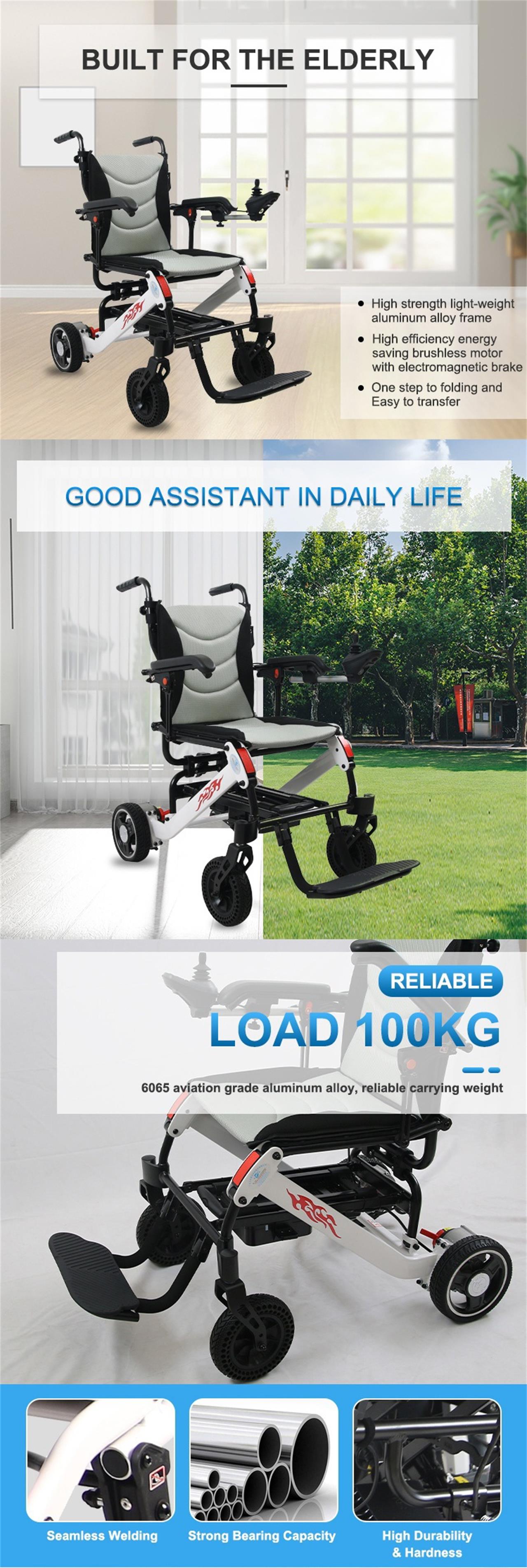 foldable electric wheelchair