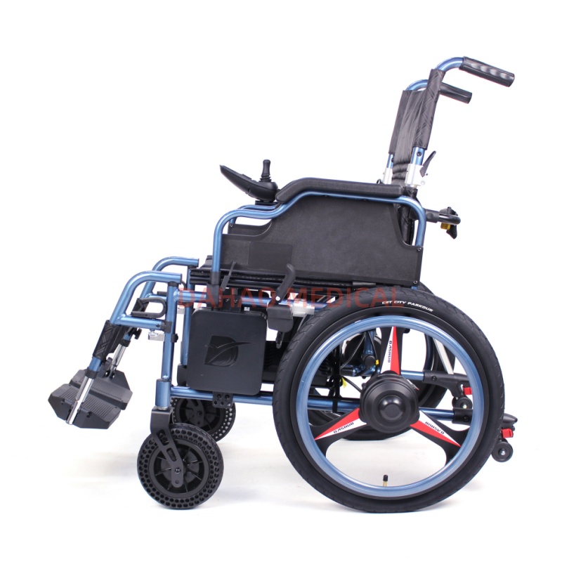Aluminum Frame Folding Dual-purpose Manual and Electric Wheelchair