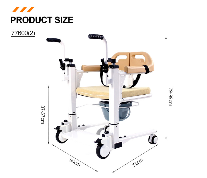 Commode Lift Transfer Chair