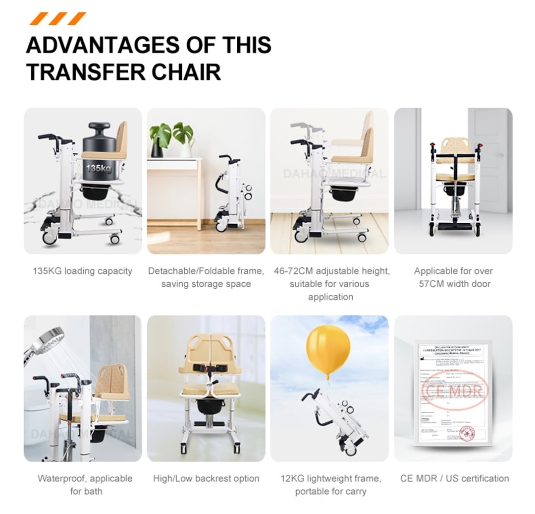 hydraulic transfer chair
