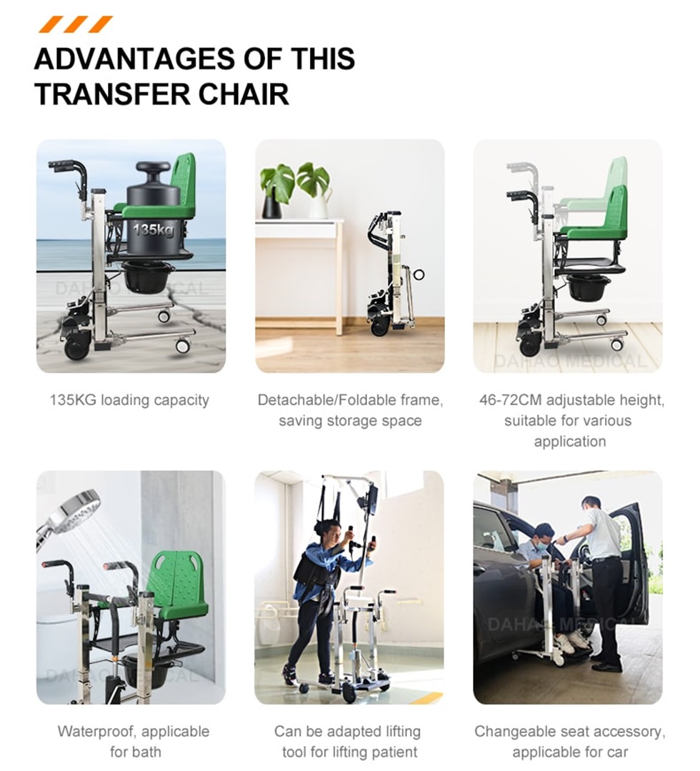 hydraulic transfer chair