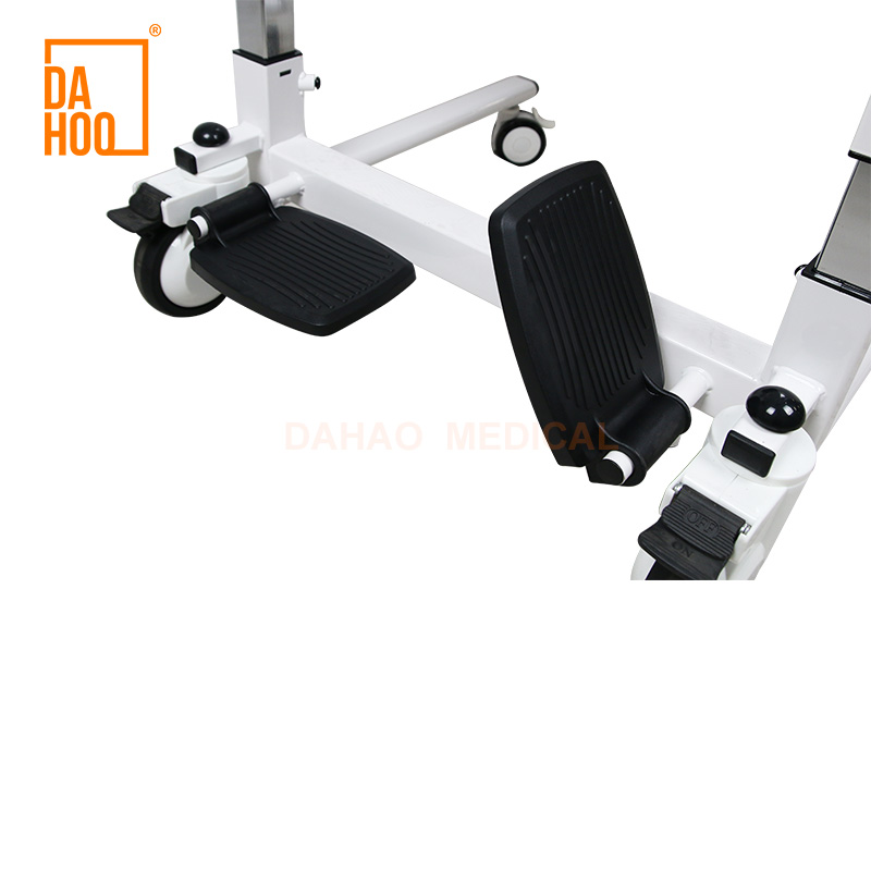 Extra Wide Patient Lift Transfer Chair with Commode