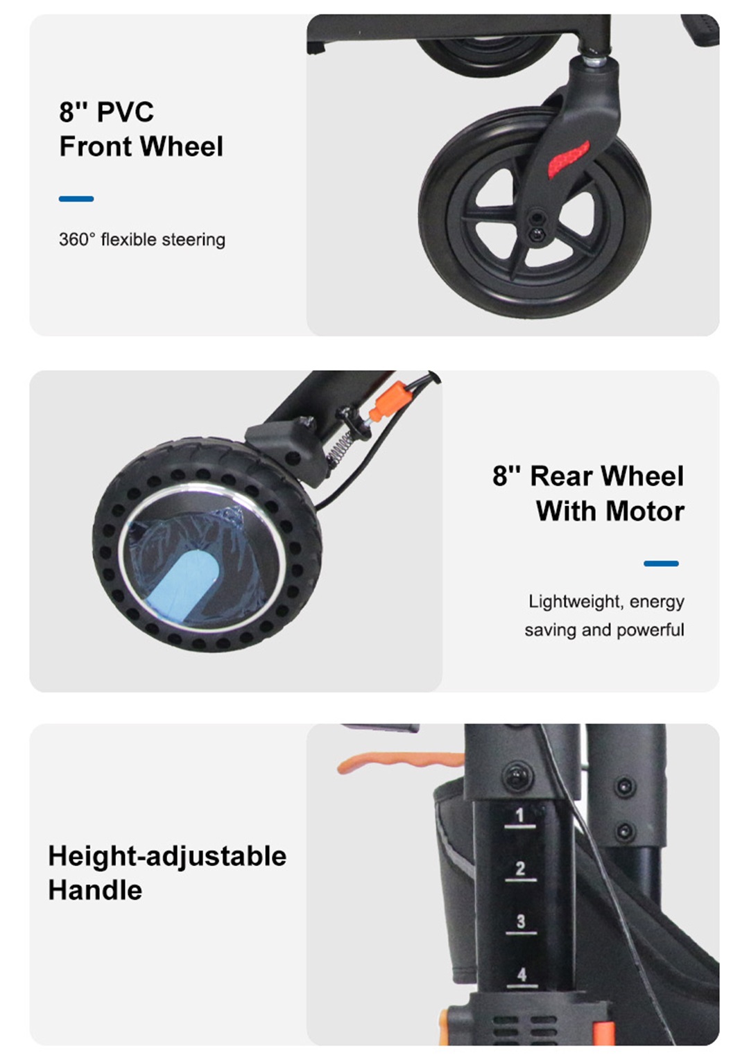 electric rollator walker