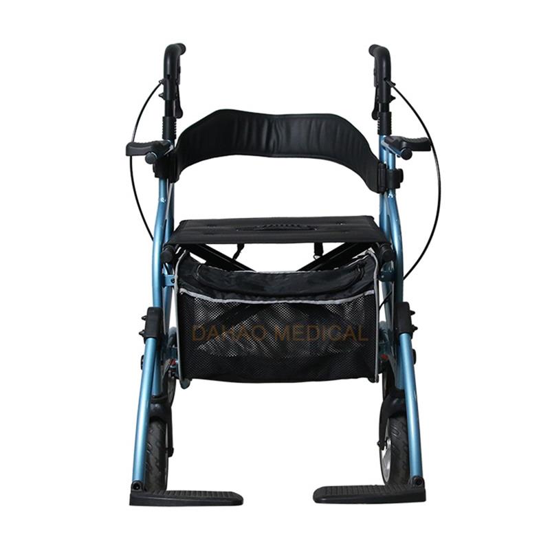 Multifunctional Aluminium Foldable Rollator with Seat