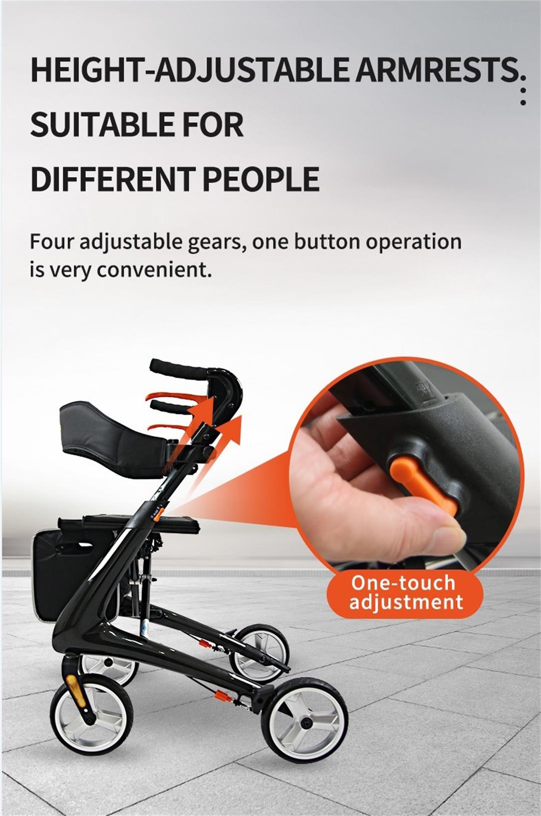 ultra lightweight rollator