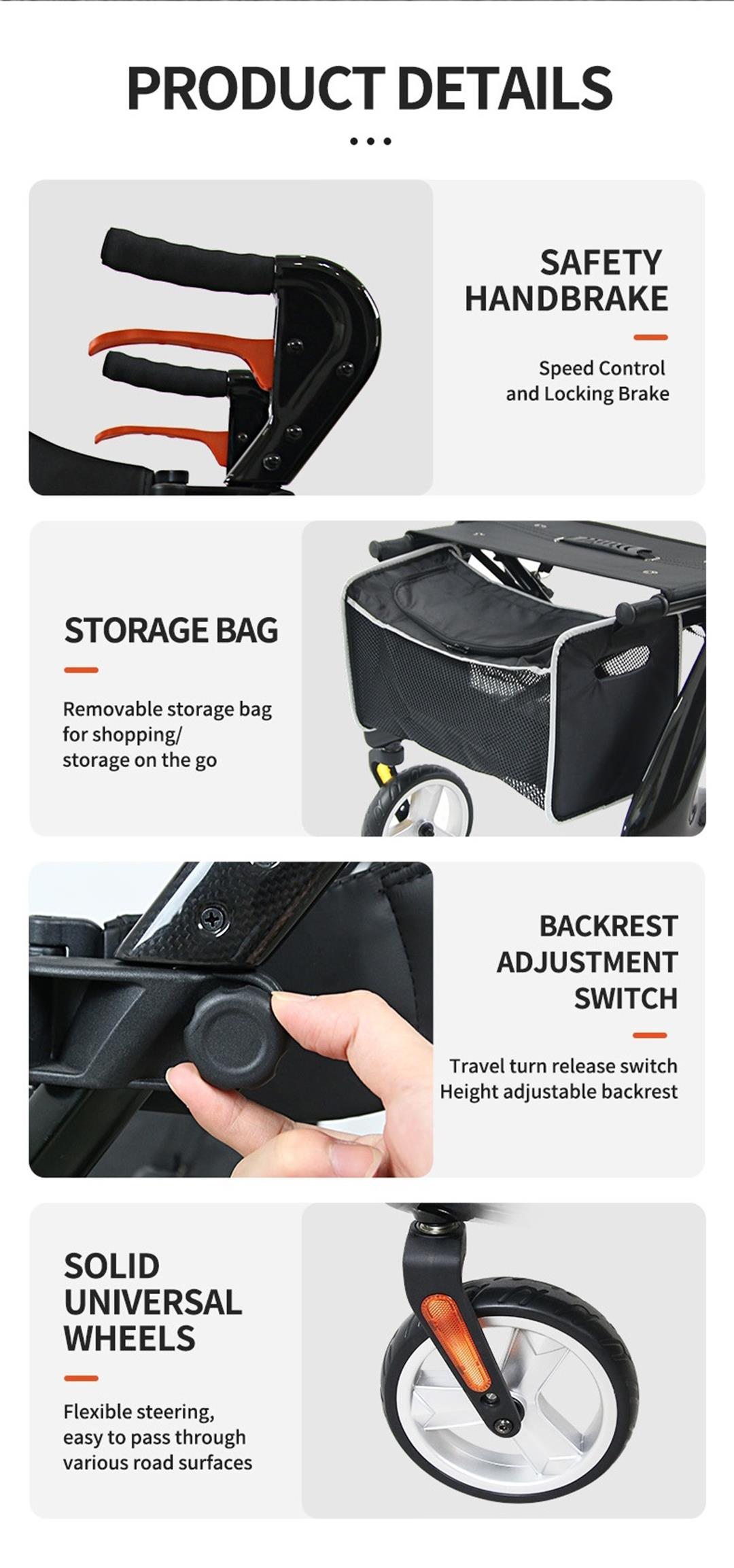 carbon fiber rollator