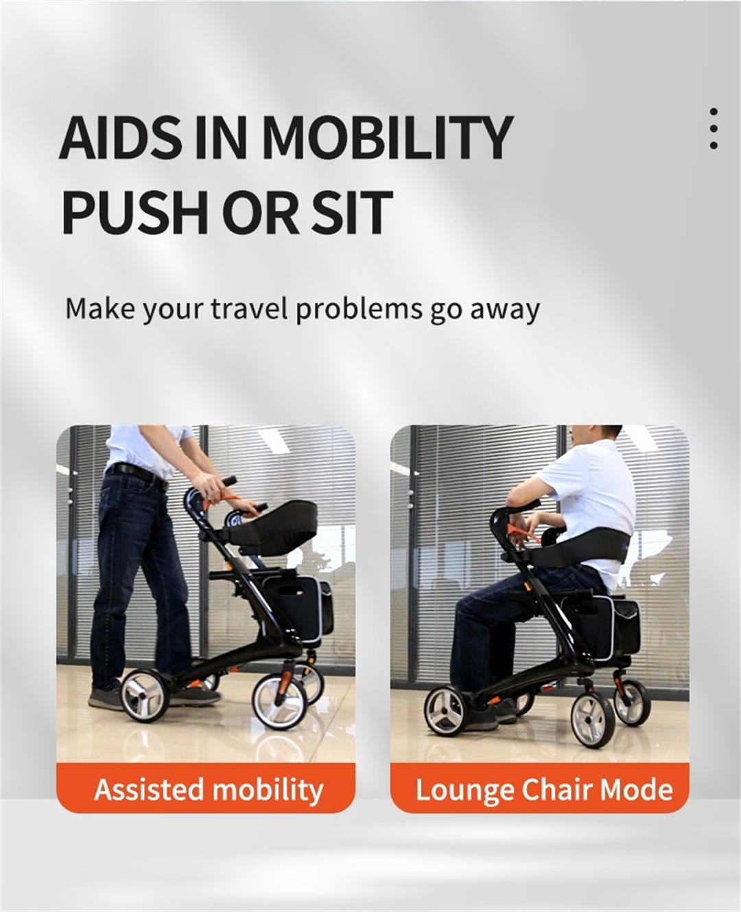 ultra lightweight rollator